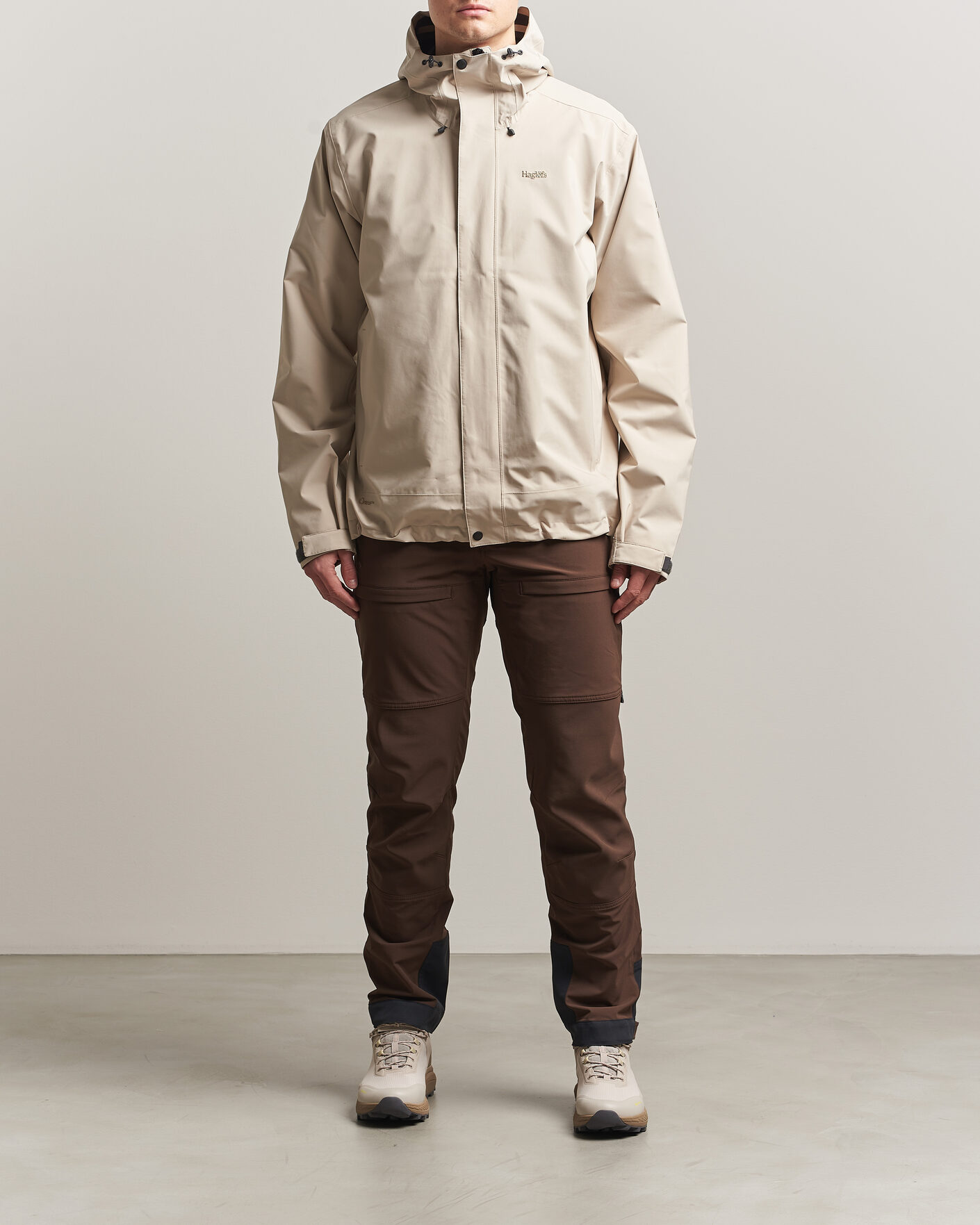 Mies | Takit | Haglöfs | Breeze Proof Jacket Chalk Beige
