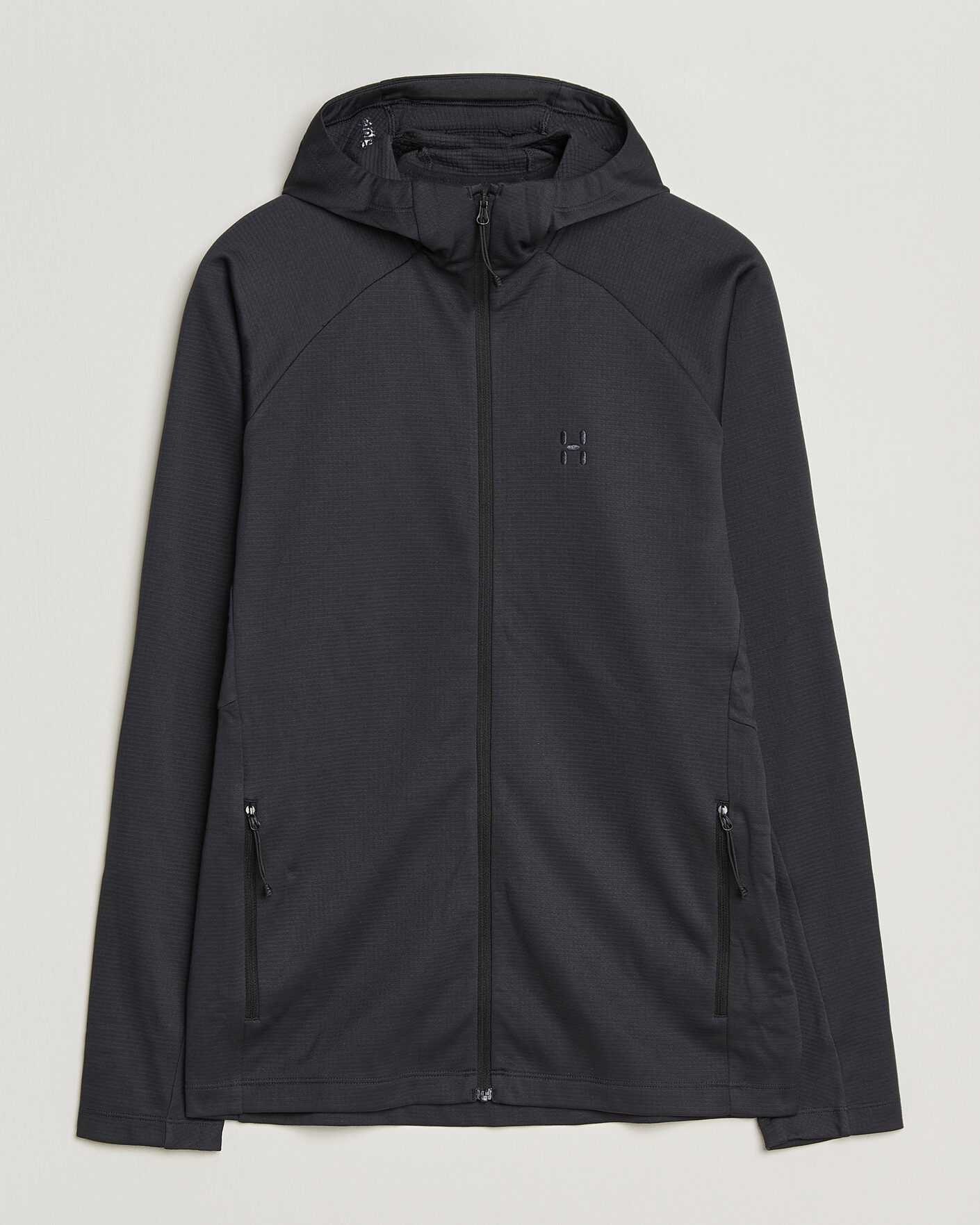 Mies | Puserot | Haglöfs | Korp Mid Fleece Hood True Black