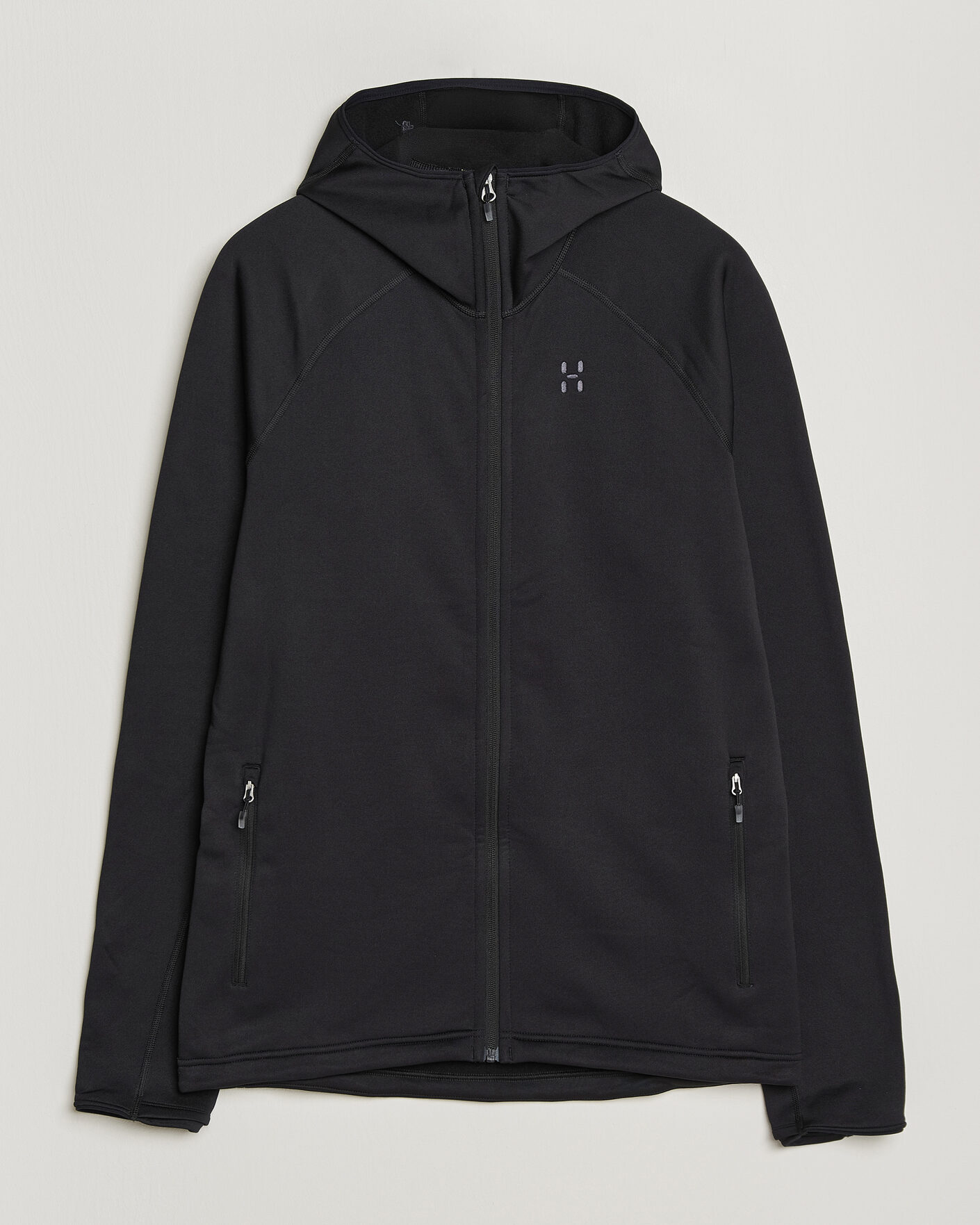 Mies | Puserot | Haglöfs | Magma Mid Fleece Hood True Black