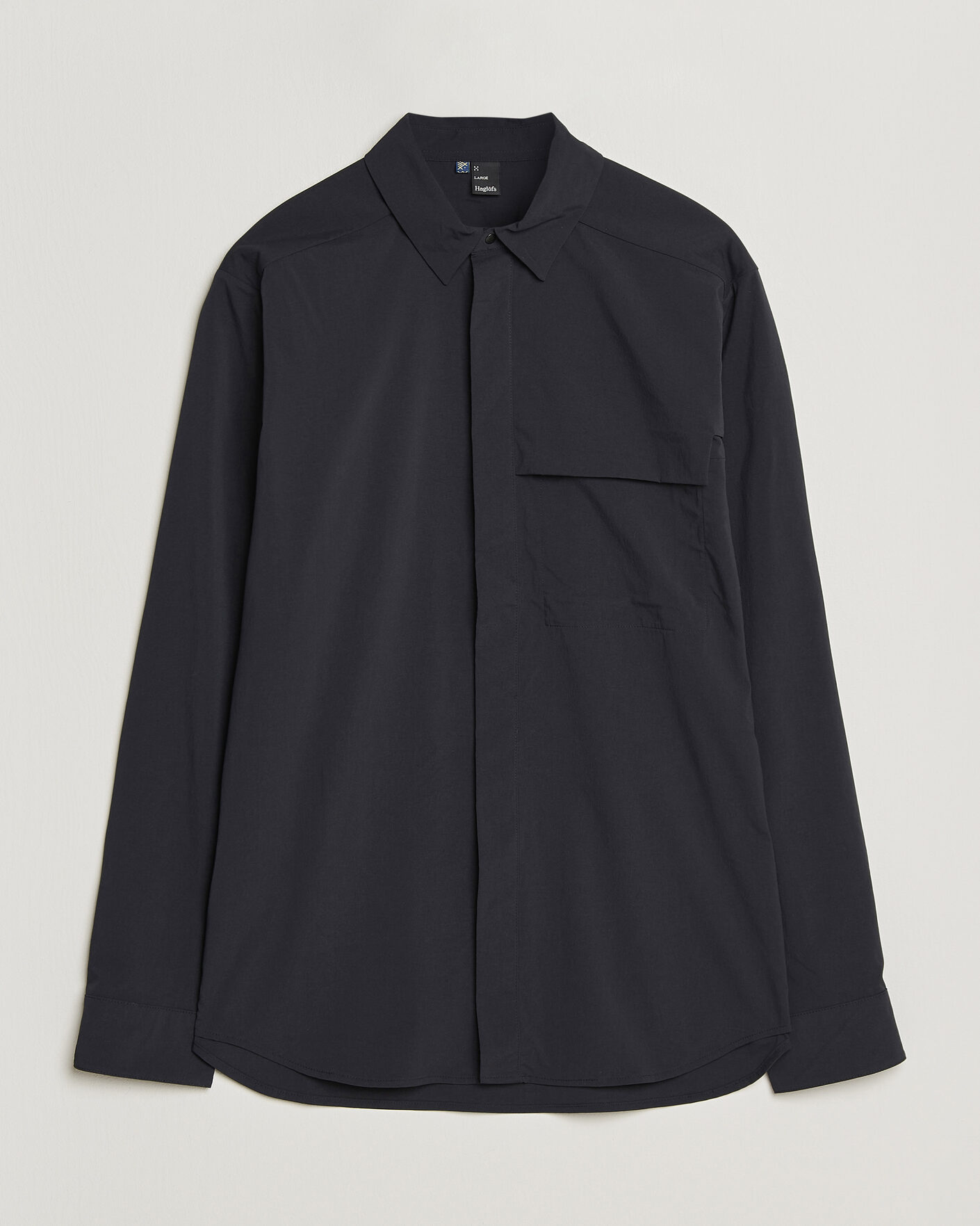 Mies | Kauluspaidat | Haglöfs | Salo Shirt II True Black