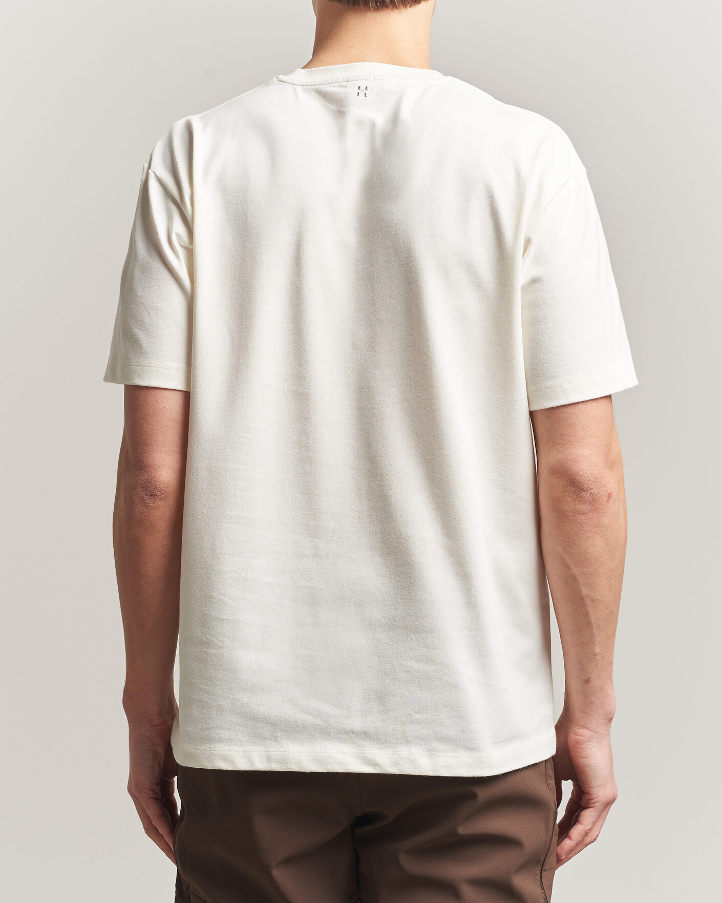 Mies | T-paidat | Haglöfs | Organic Cotton T-Shirt Soft White