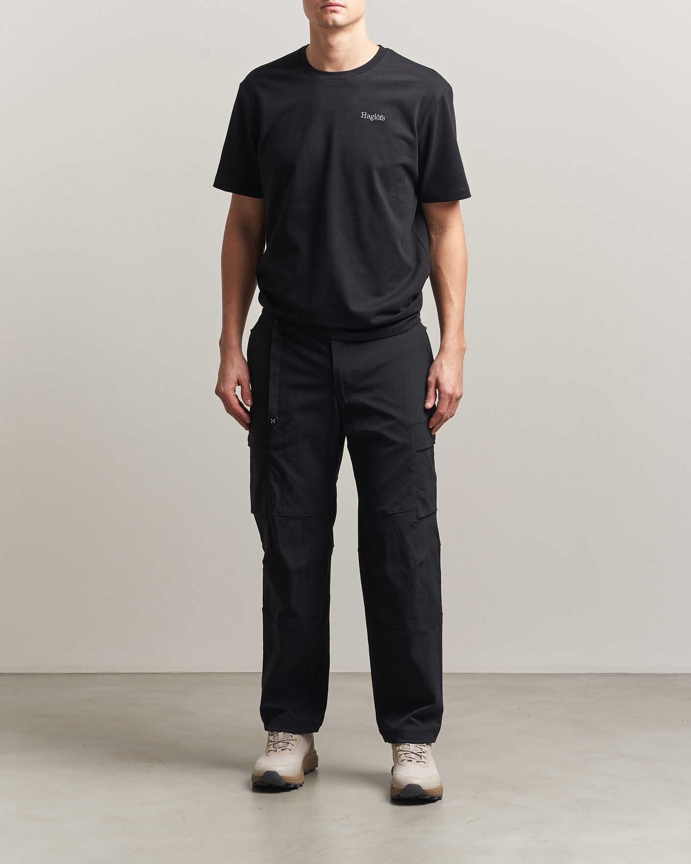 Mies | T-paidat | Haglöfs | Organic Cotton T-Shirt True Black