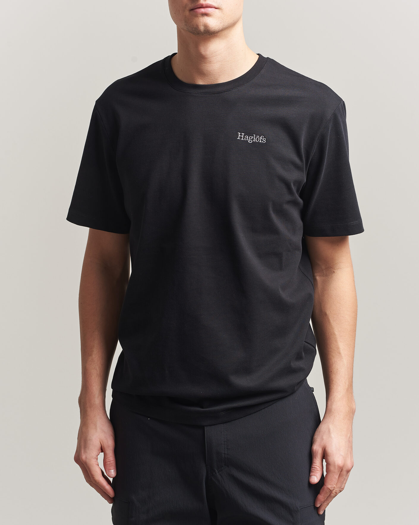 Mies | T-paidat | Haglöfs | Organic Cotton T-Shirt True Black