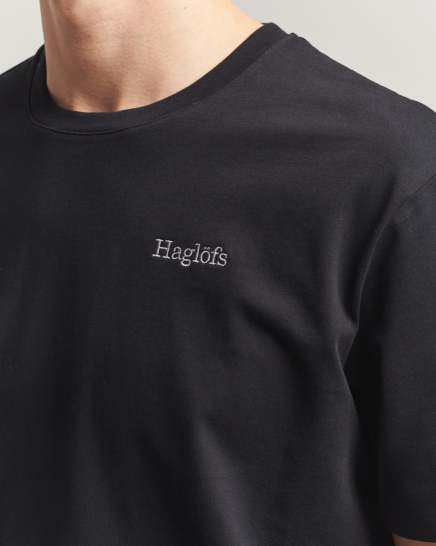 Mies | T-paidat | Haglöfs | Organic Cotton T-Shirt True Black
