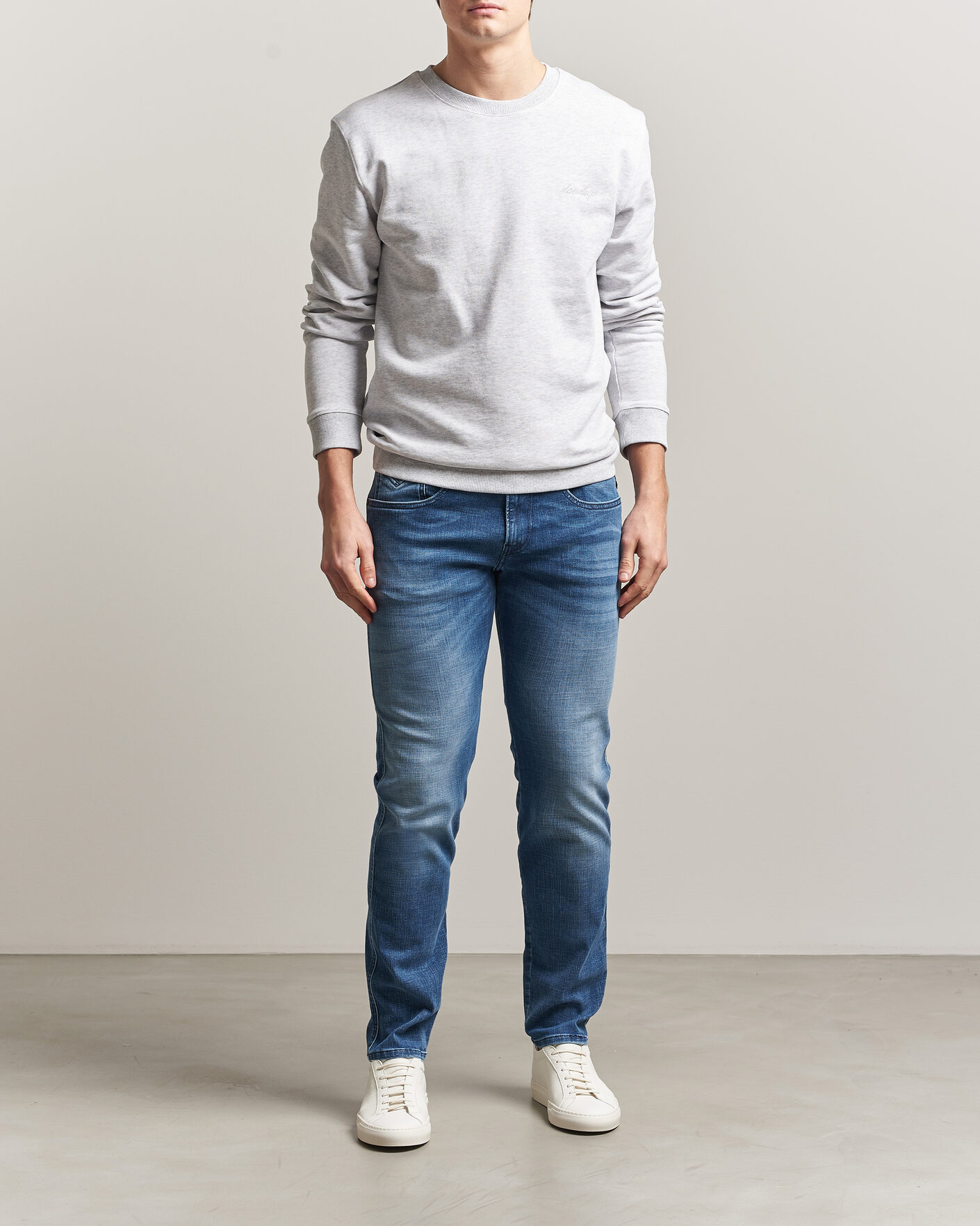 Mies | Farkut | Replay | Anbass Hyperflex Matrix Jeans Medium Blue