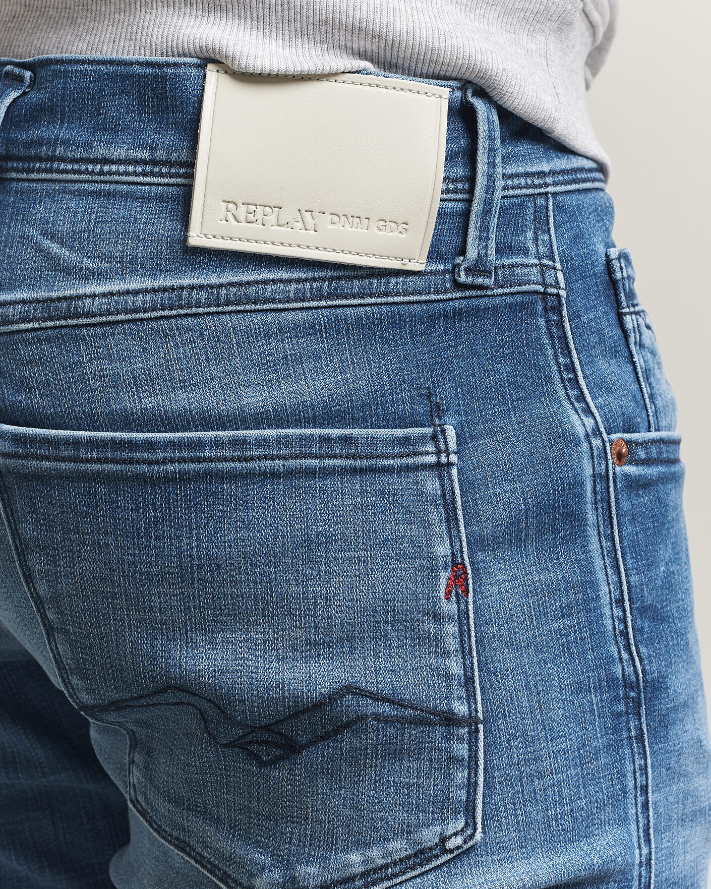 Mies | Farkut | Replay | Anbass Hyperflex Matrix Jeans Medium Blue