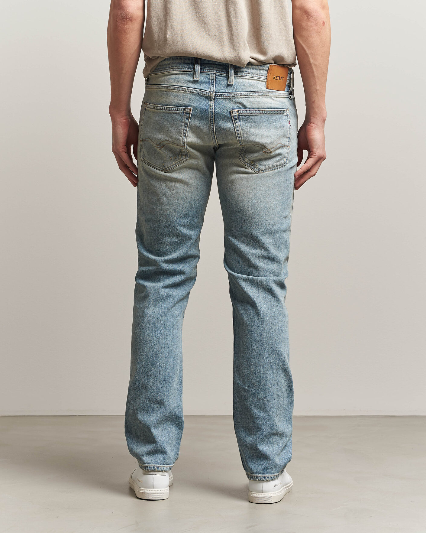 Mies | Farkut | Replay | Grover Sraight Fit 20 Years Wash Jeans Light Blue