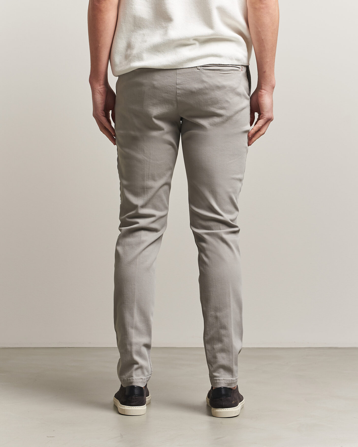 Mies | Housut | Replay | Benni Hyperflex X-Lite Chinos Light Grey