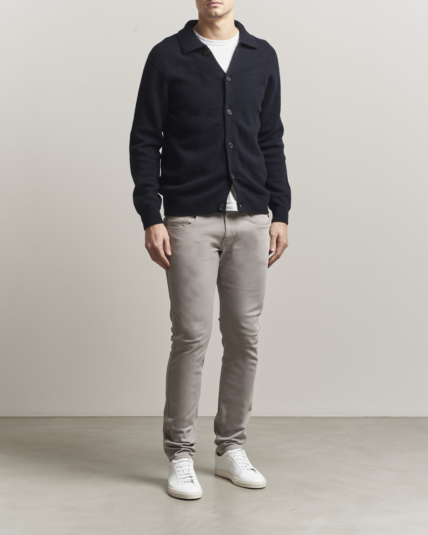 Mies | Housut | Replay | Anbass Hyperflex X.Lite 5-Pocket Pants Light Grey