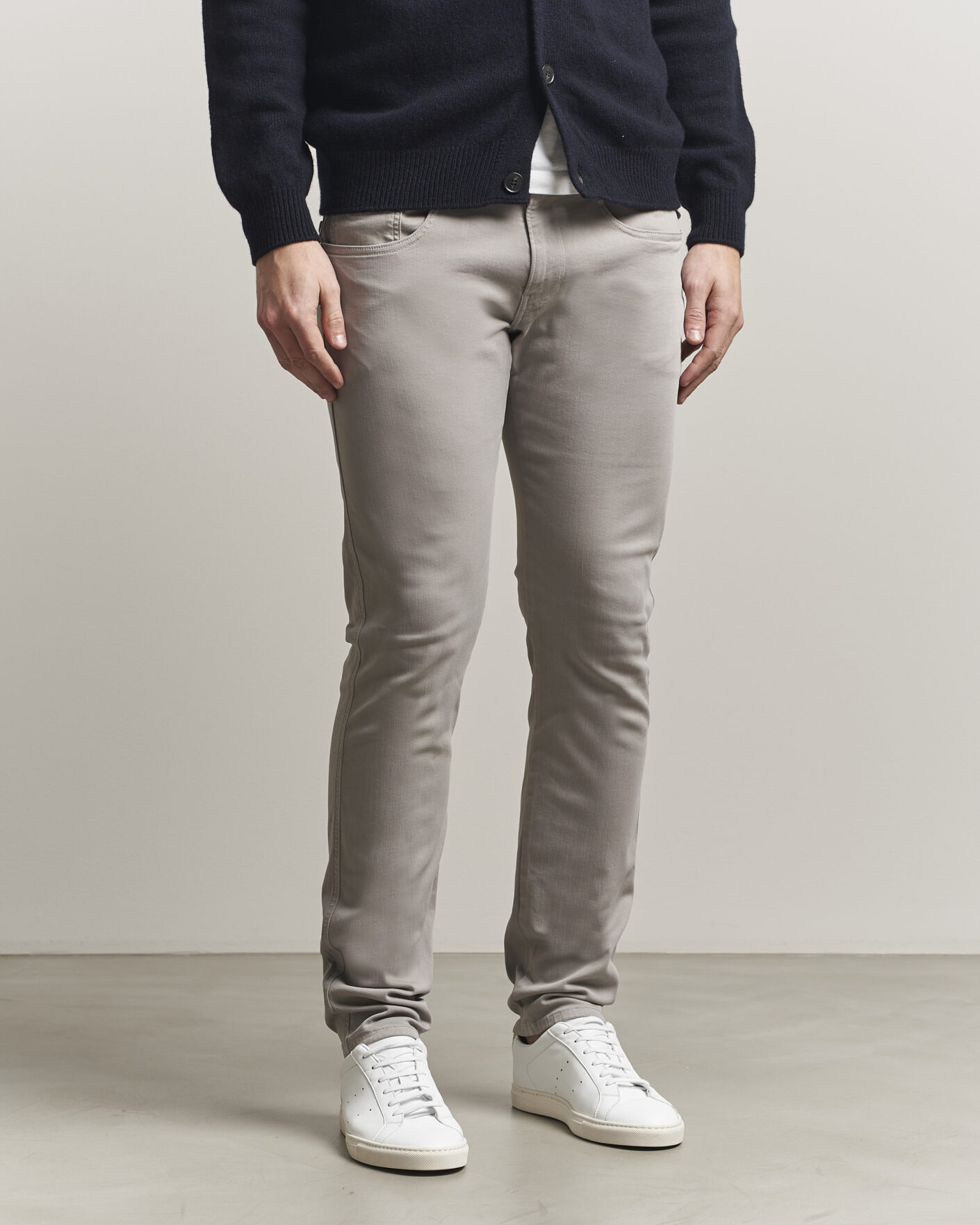 Mies | Housut | Replay | Anbass Hyperflex X.Lite 5-Pocket Pants Light Grey