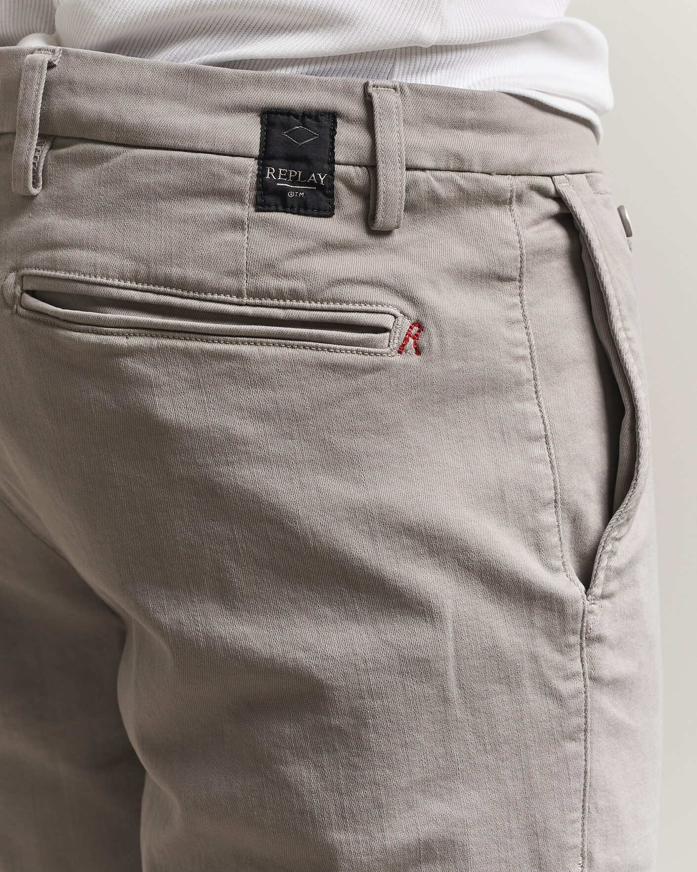 Mies | Shortsit | Replay | Benni Hyperflex Shorts Light Grey