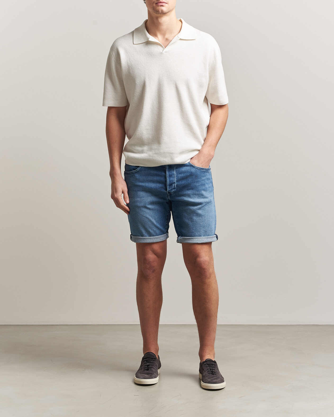 Mies | Shortsit | Replay | RBJ981 Stretch Denim Shorts Light Blue