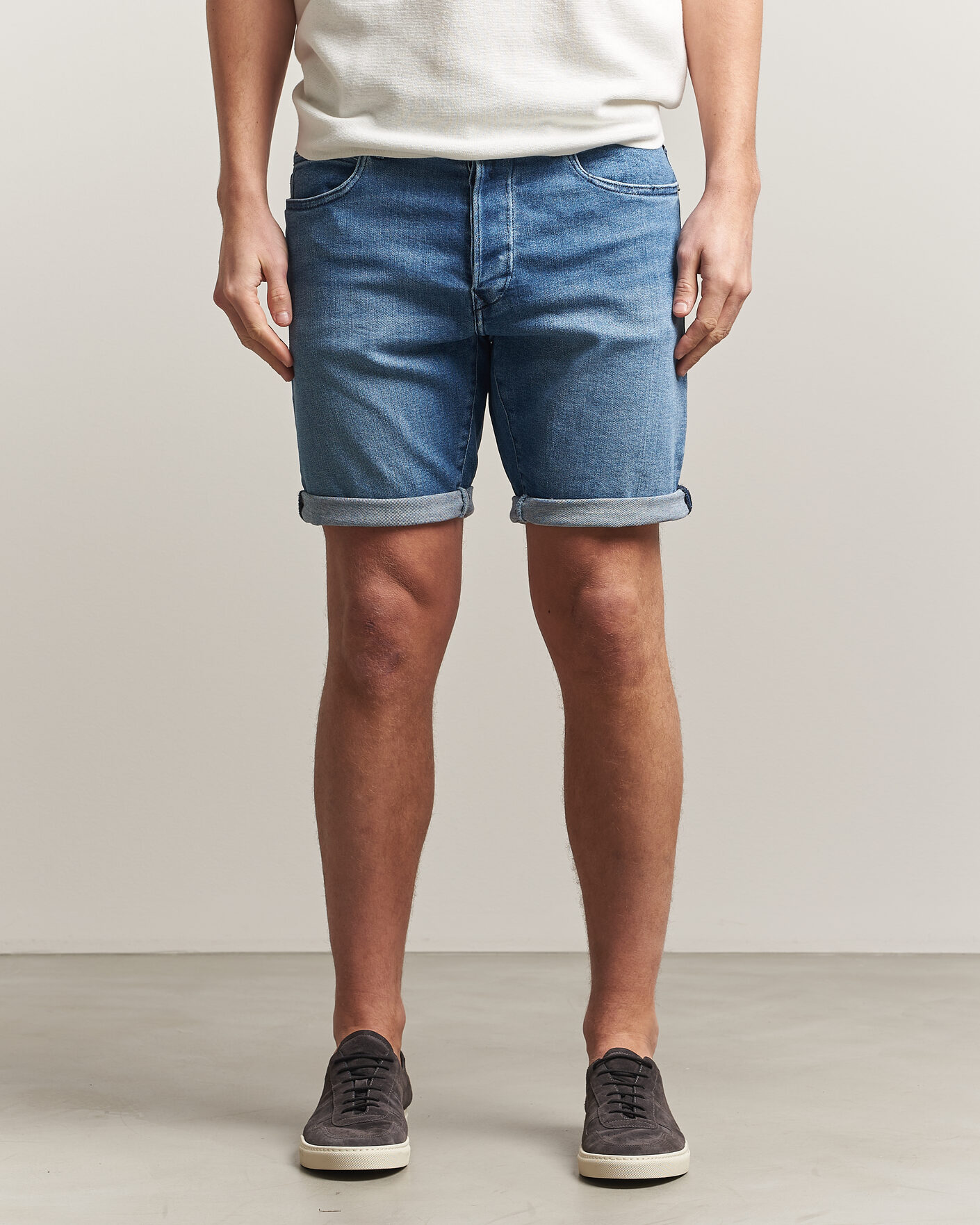 Mies | Shortsit | Replay | RBJ981 Stretch Denim Shorts Light Blue