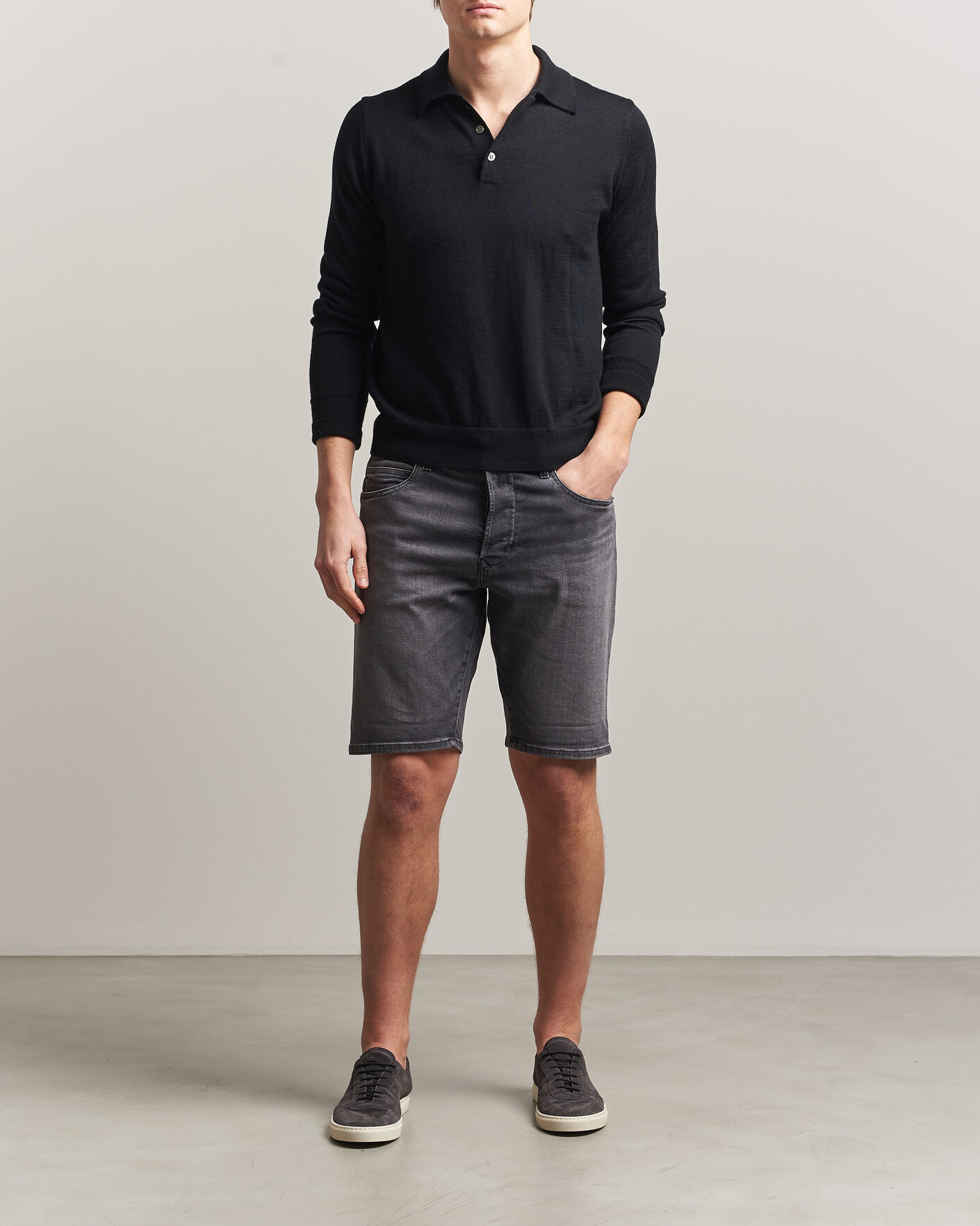 Mies | Shortsit | Replay | RBJ981 Stretch Denim Shorts Washed Black