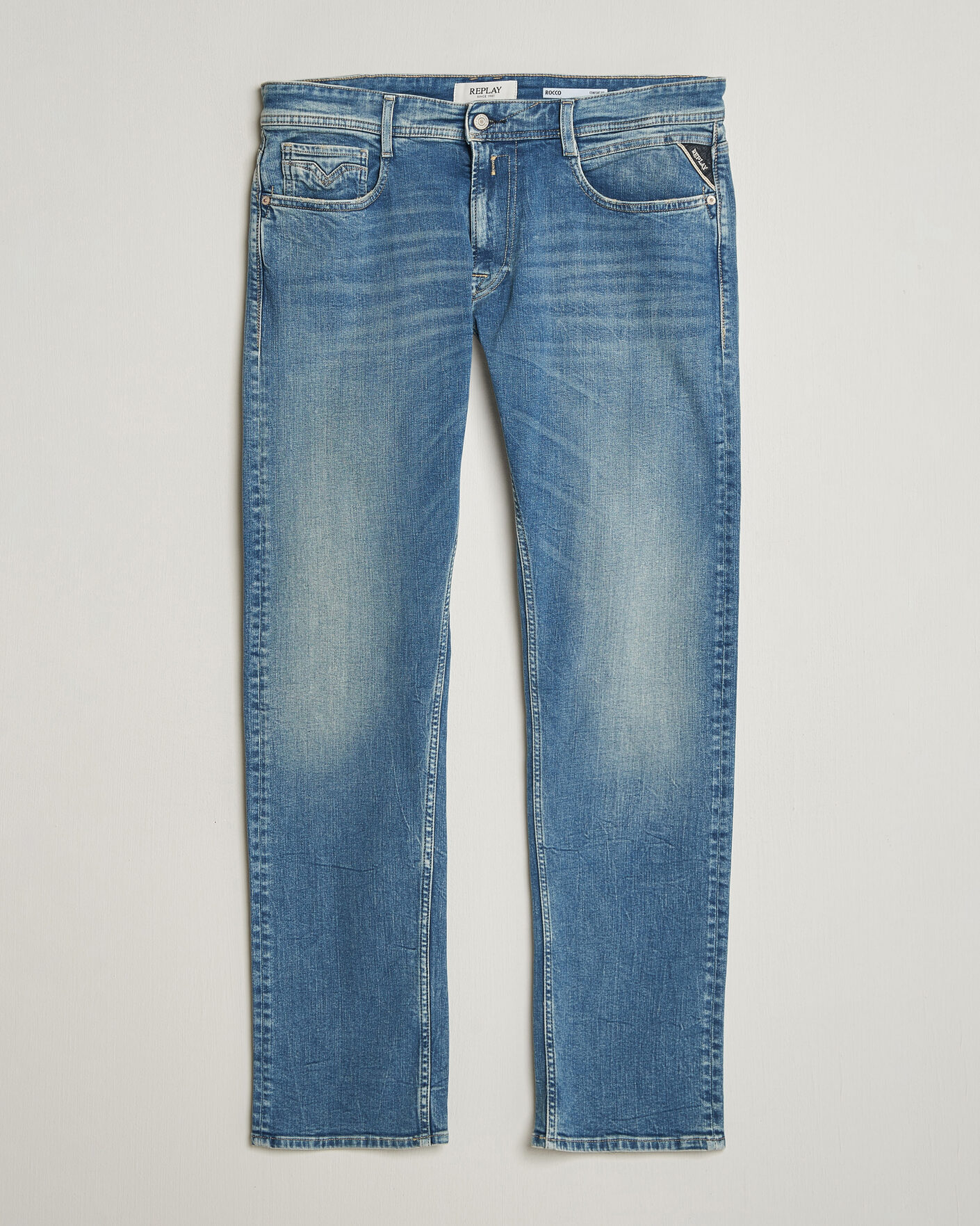 Mies | Farkut | Replay | Rocco Comfort Fit Stretch Eco Plus Jeans Medium Blue