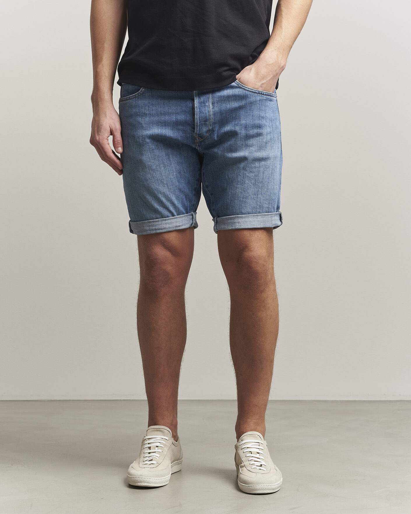 Mies | Shortsit | Replay | RBJ981 Stretch Denim Shorts Light Blue