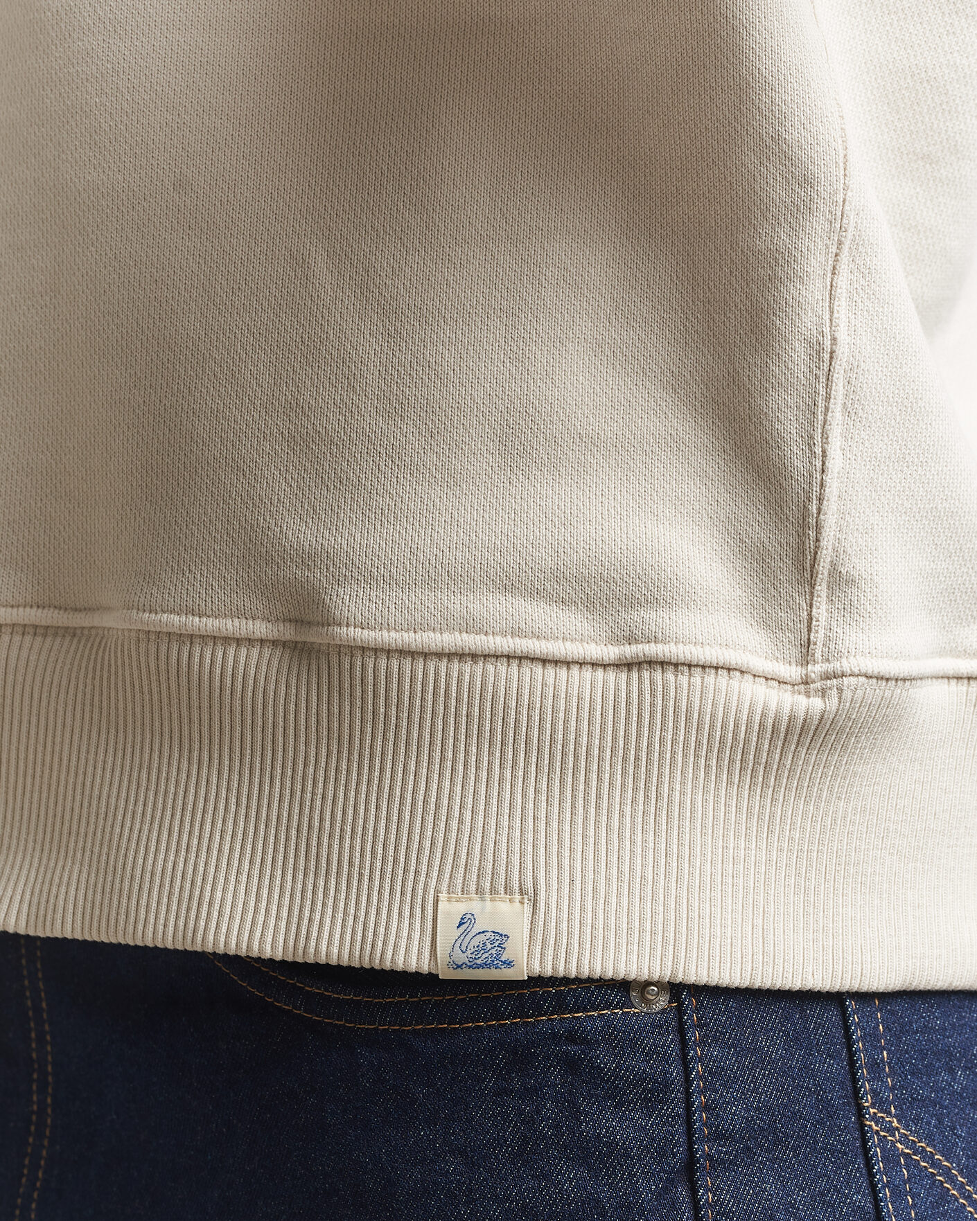 Mies | Puserot | Merz b. Schwanen | Classic Fit Authentic Fleece Sweatshirt Nature