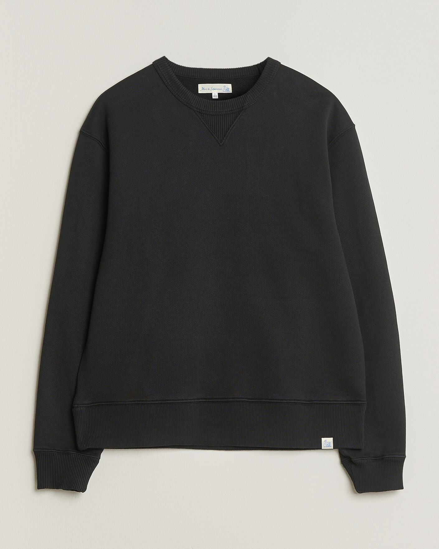Mies | Puserot | Merz b. Schwanen | Classic Fit Authentic Fleece Sweatshirt Black