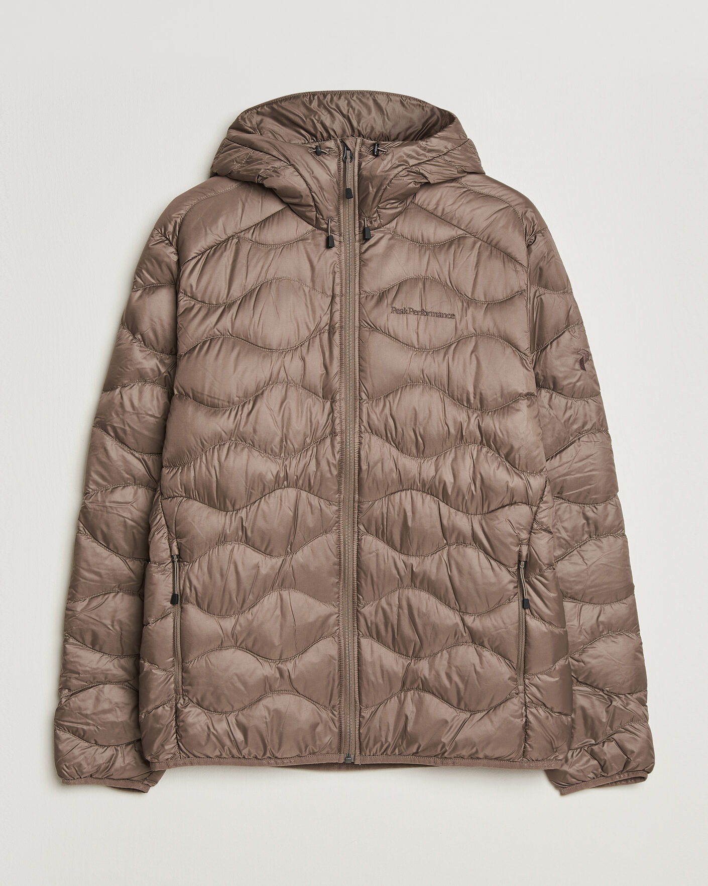 Mies | Takit | Peak Performance | Helium Down Hooded Jacket Terrian Tan