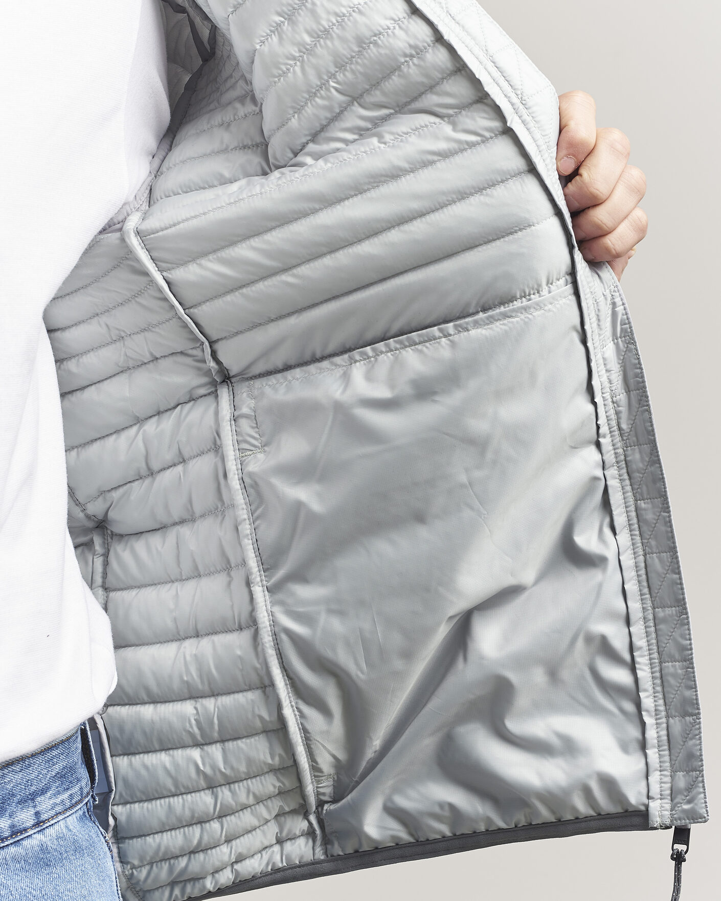 Mies | Takit | Peak Performance | Monolight Insulated Hooded Jacket Summit Smoke