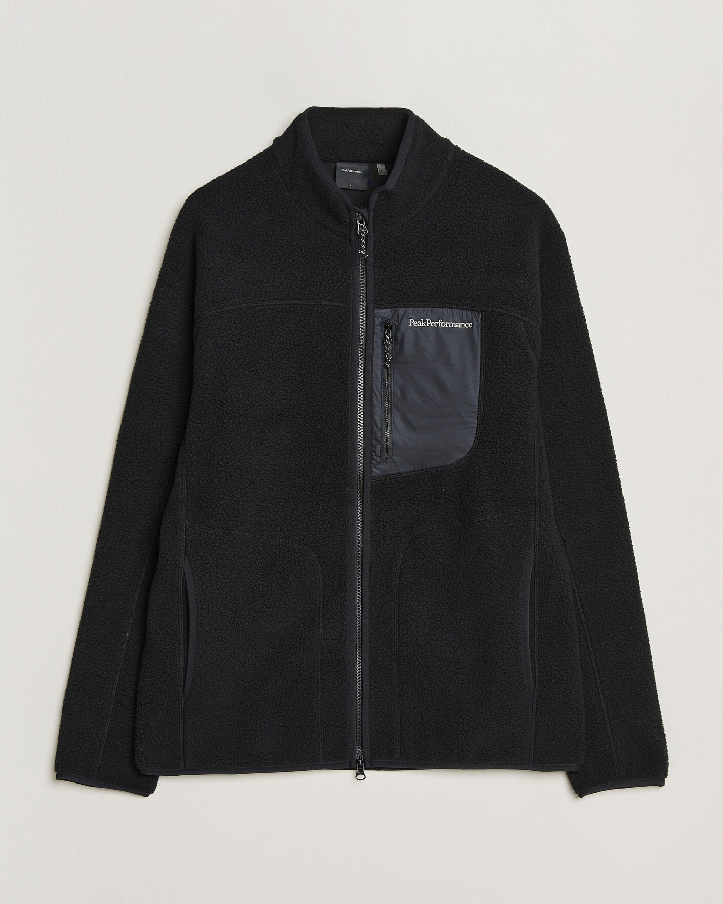 Mies | Puserot | Peak Performance | Nature Rush Pile Full Zip Black