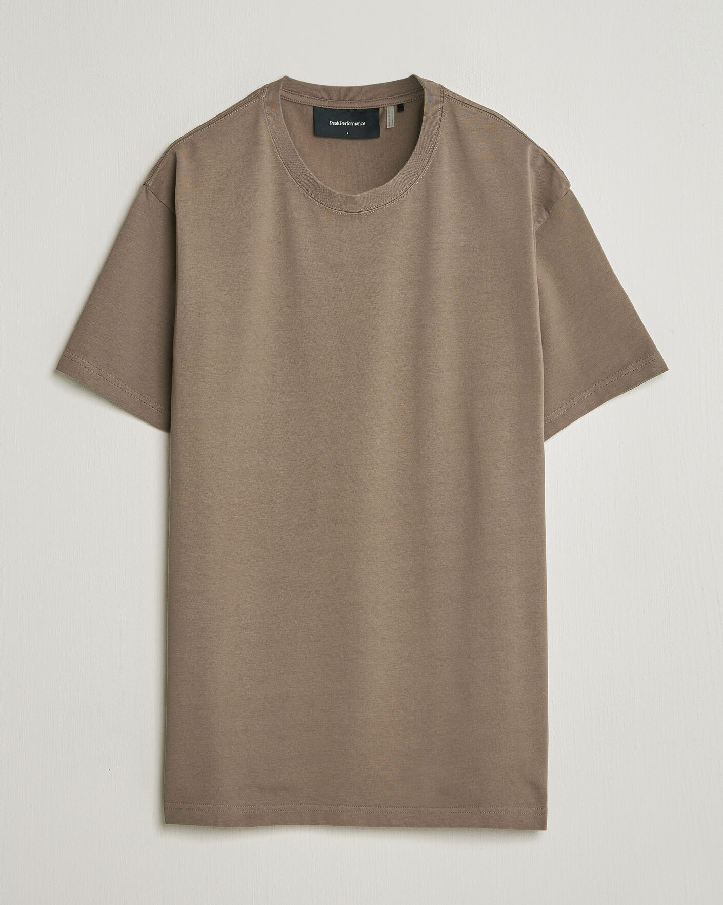 Mies | T-paidat | Peak Performance | Heavy Cotton T-Shirt Terrian Tan
