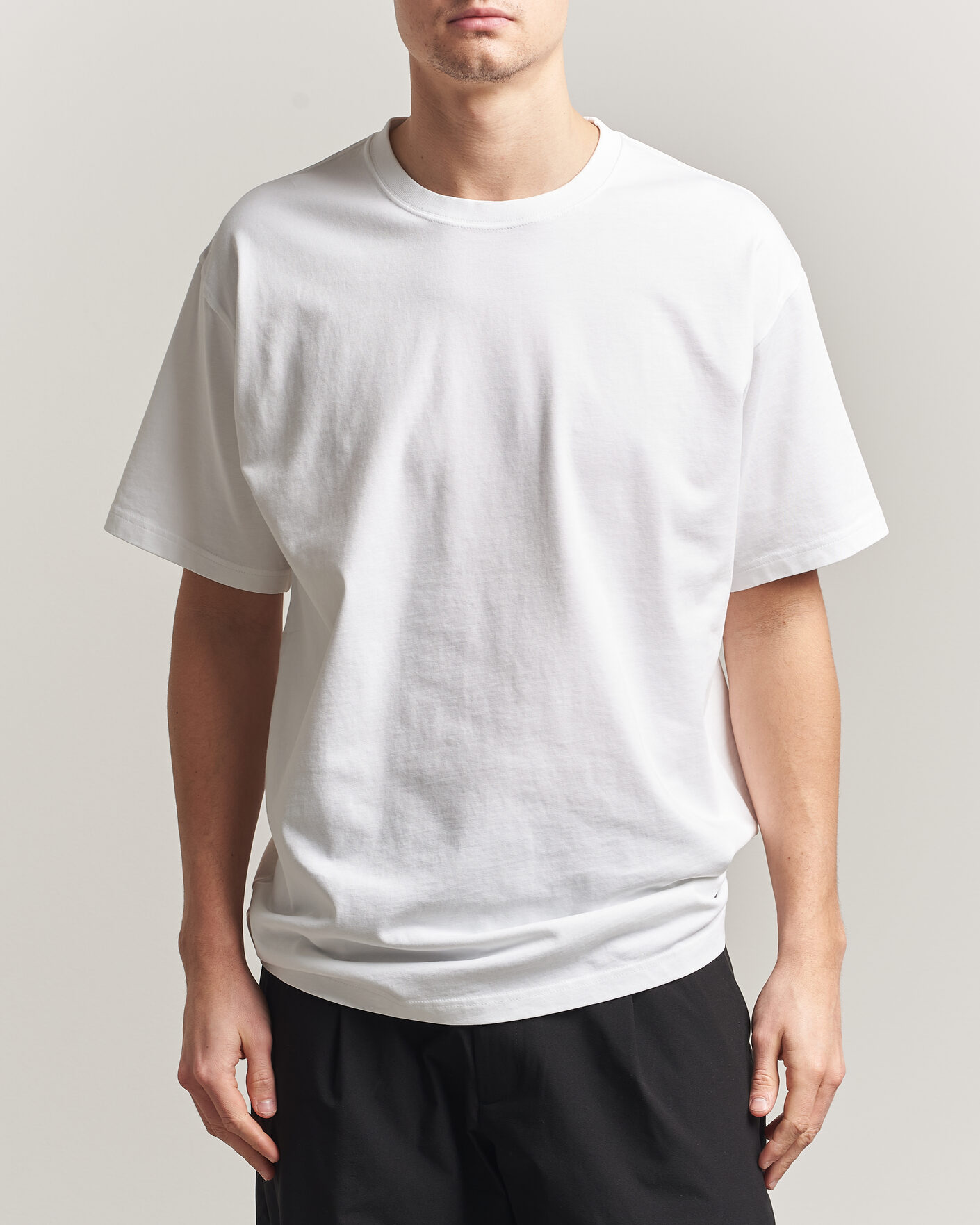 Mies | T-paidat | Peak Performance | Heavy Cotton T-Shirt White