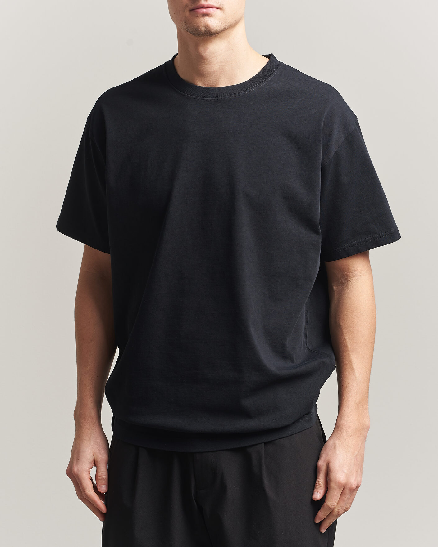 Mies | T-paidat | Peak Performance | Heavy Cotton T-Shirt Black