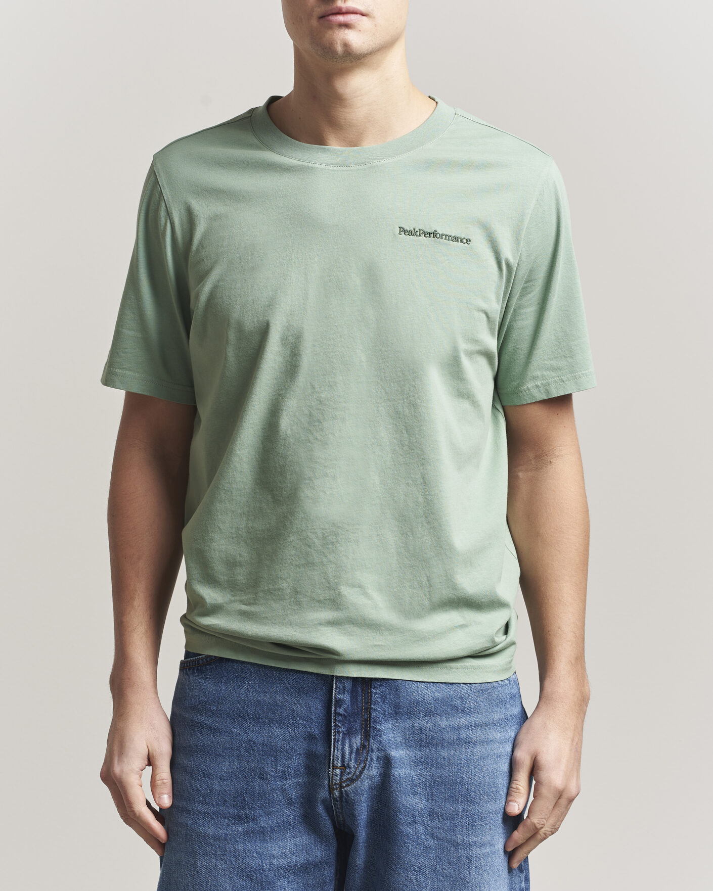 Mies | T-paidat | Peak Performance | Original Crew Neck T-Shirt Green Valley