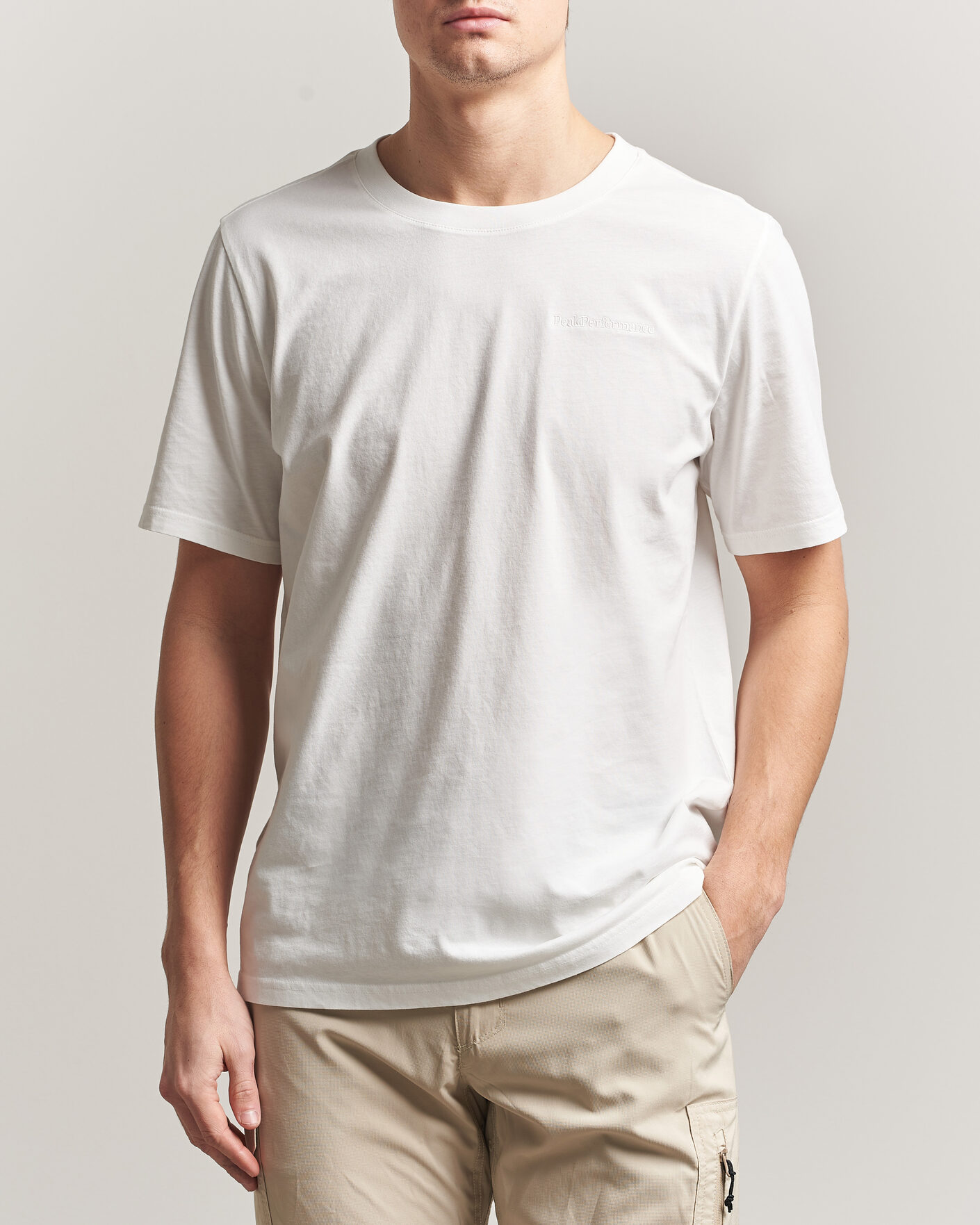 Mies | T-paidat | Peak Performance | Original Crew Neck T-Shirt Off White
