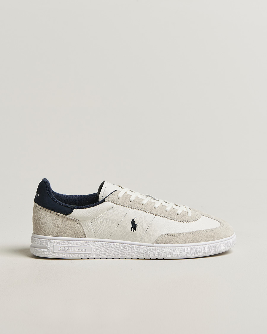 Mies | Tennarit | Polo Ralph Lauren | Bedford Leather/Suede Sneakers White/Navy