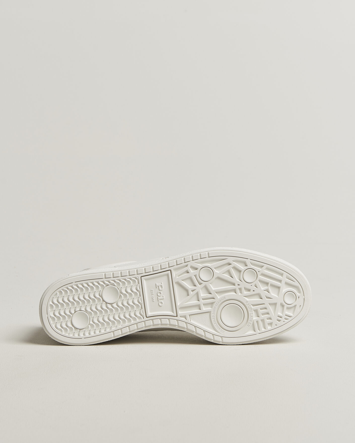 Mies | Tennarit | Polo Ralph Lauren | Bedford Leather/Suede Sneakers Bianco