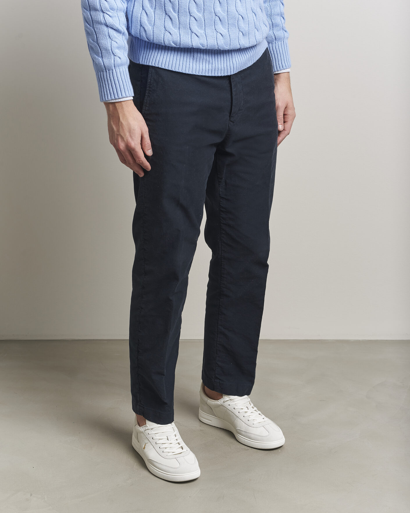 Mies | Tennarit | Polo Ralph Lauren | Bedford Leather/Suede Sneakers Bianco