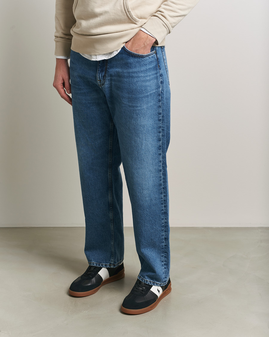 Mies | Tennarit | Polo Ralph Lauren | Aera Leather/Suede Sneakers Black/White