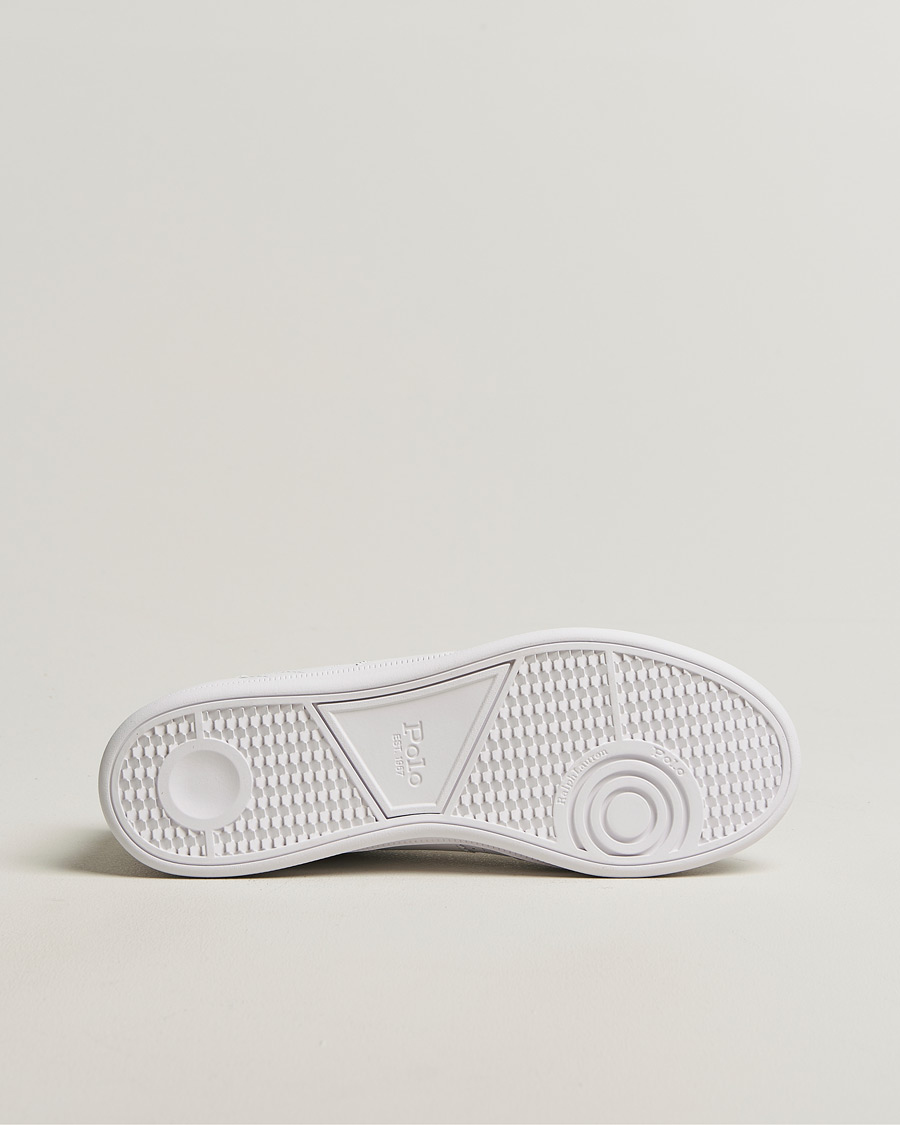 Mies | Tennarit | Polo Ralph Lauren | Aera Grained Leather Sneakers White/Navy