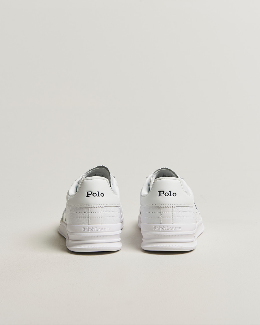 Mies | Tennarit | Polo Ralph Lauren | Aera Grained Leather Sneakers White/Navy