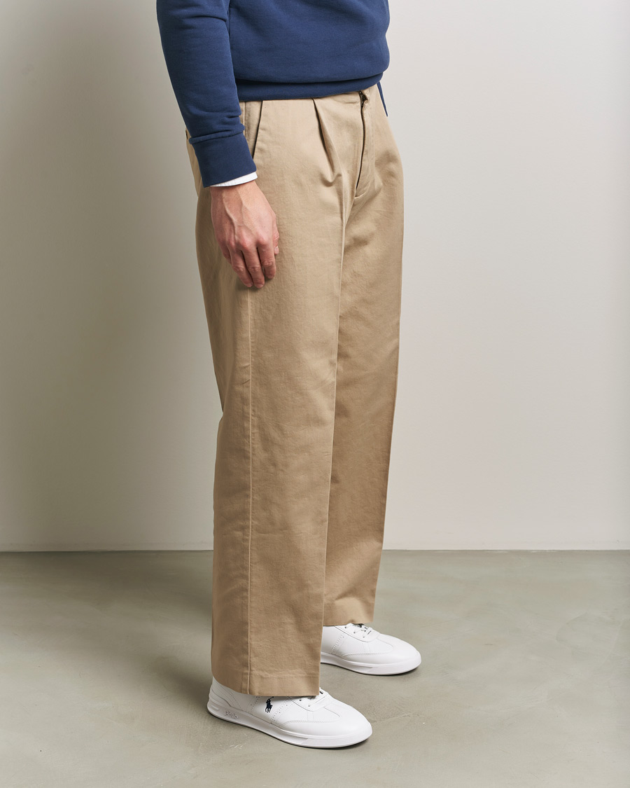 Mies | Tennarit | Polo Ralph Lauren | Aera Grained Leather Sneakers White/Navy