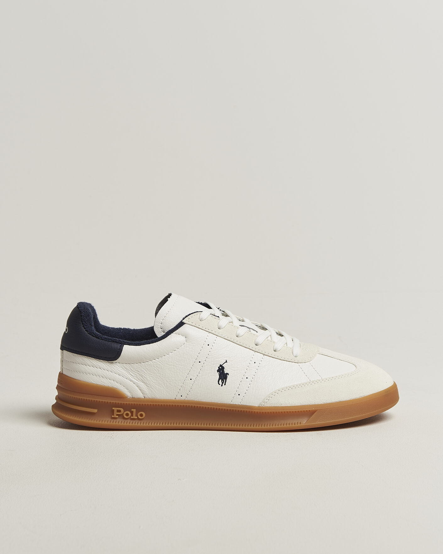 Mies | Tennarit | Polo Ralph Lauren | Aera Leather Sneakers Deckwash White/Navy
