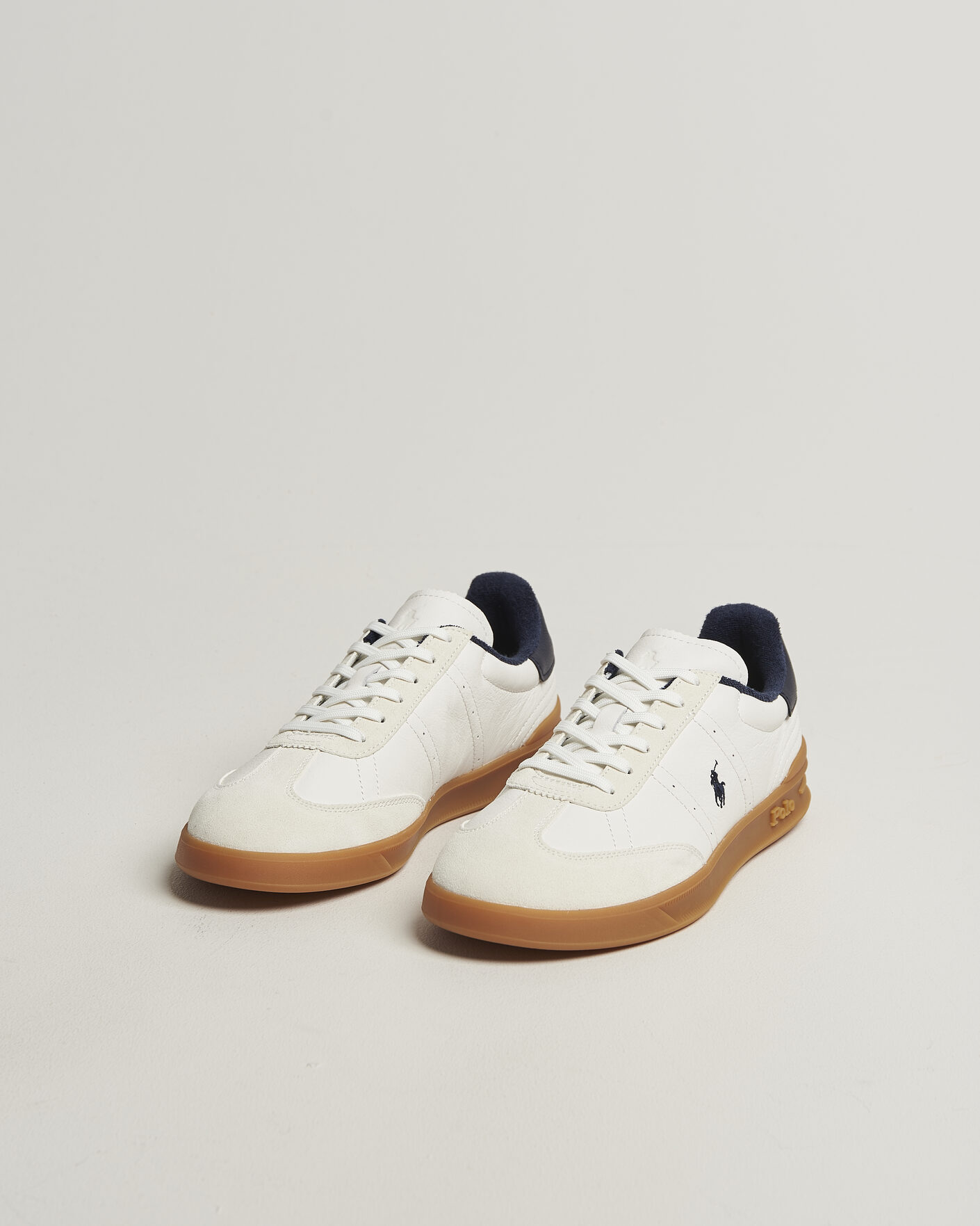 Mies | Tennarit | Polo Ralph Lauren | Aera Leather Sneakers Deckwash White/Navy