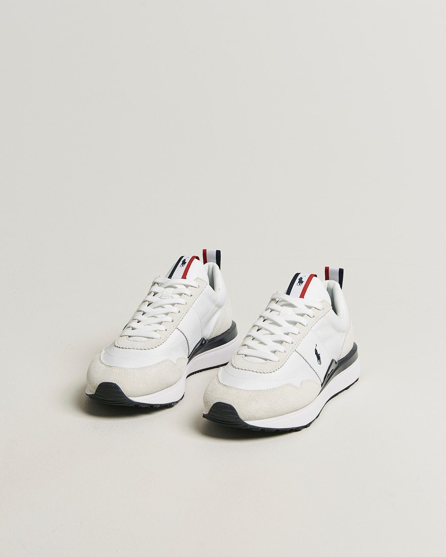 Mies | Tennarit | Polo Ralph Lauren | Train 89 Suede Sneakers White/Navy/Red