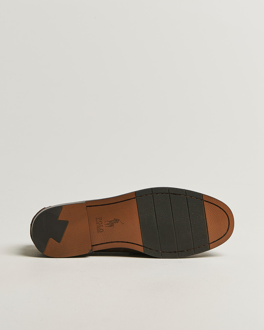 Mies | Loaferit | Polo Ralph Lauren | Alston Suede Penny Loafers Dark Brown