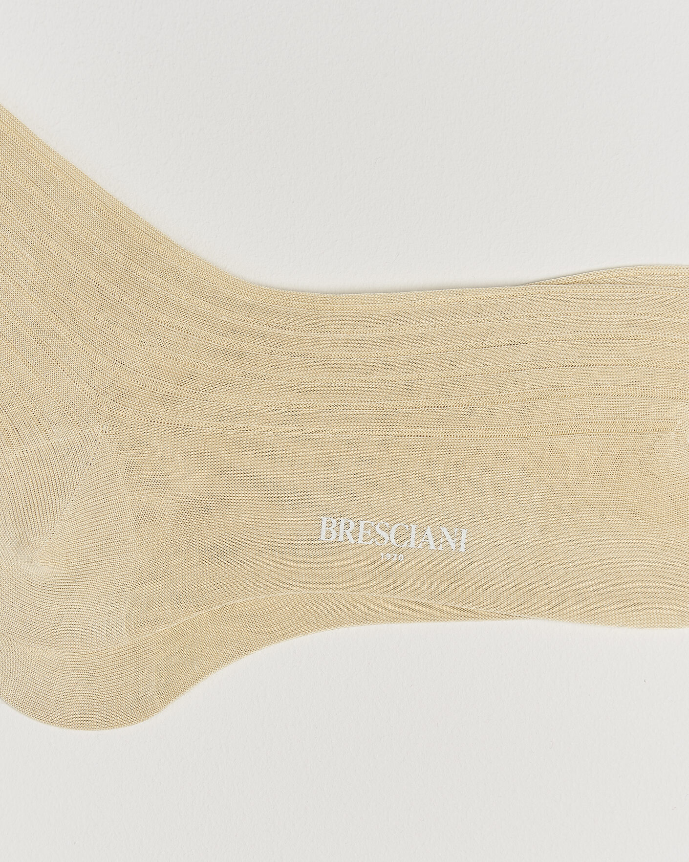 Mies | Alusvaatteet | Bresciani | Cotton Ribbed Short Socks Beige