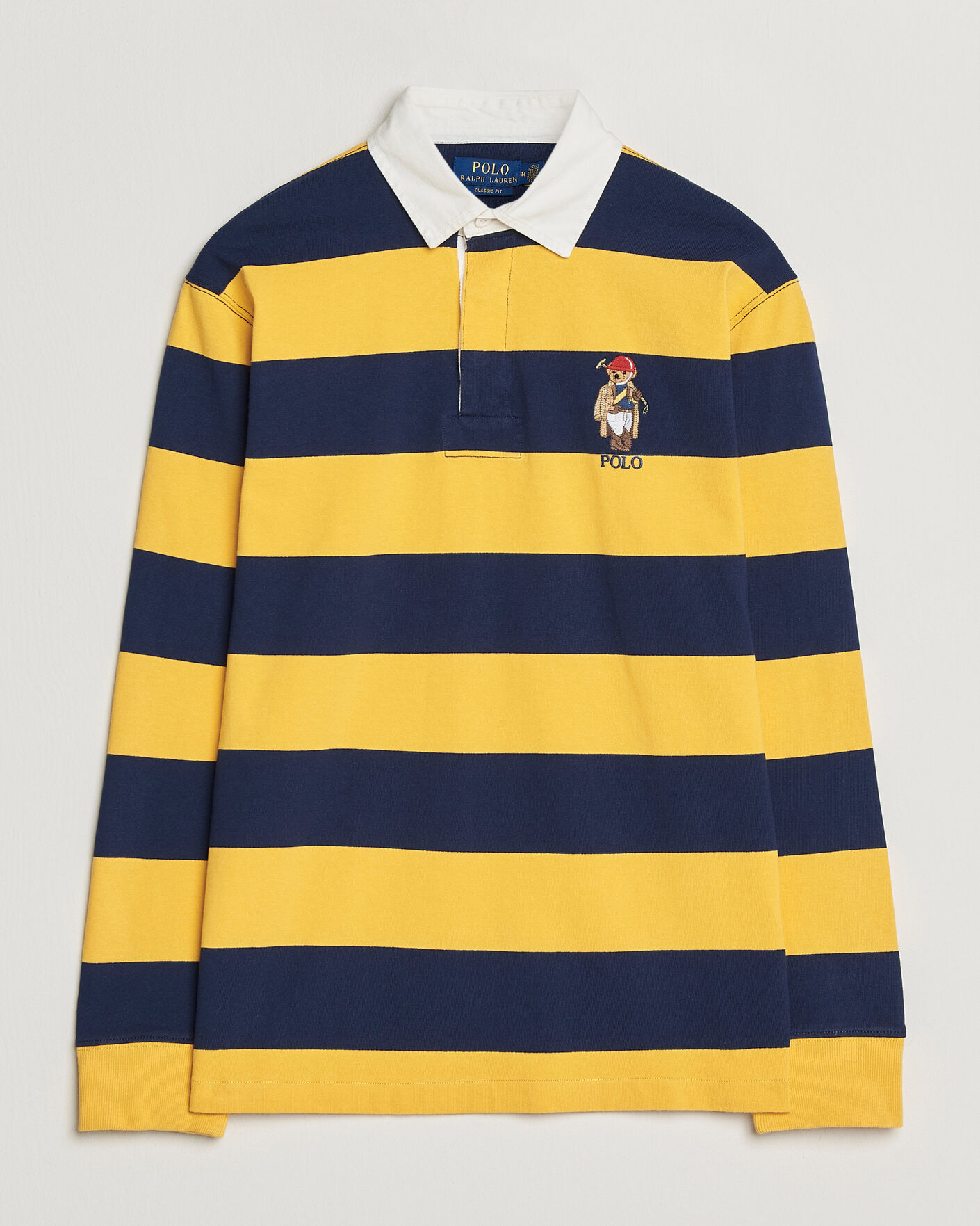 Mies | Puserot | Polo Ralph Lauren | Jersey Striped Rugger Newport Navy/Gold