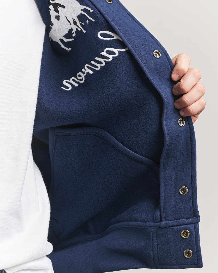 Mies | Puserot | Polo Ralph Lauren | Magic Fleece Bomber Jacket Newport Navy