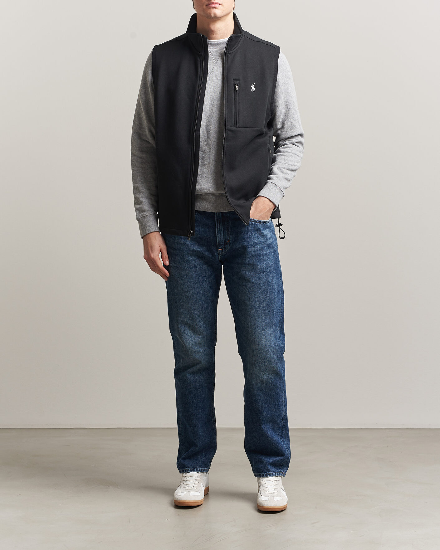 Mies | Ulkoliivit | Polo Ralph Lauren | Double Knitted Vest Polo Black