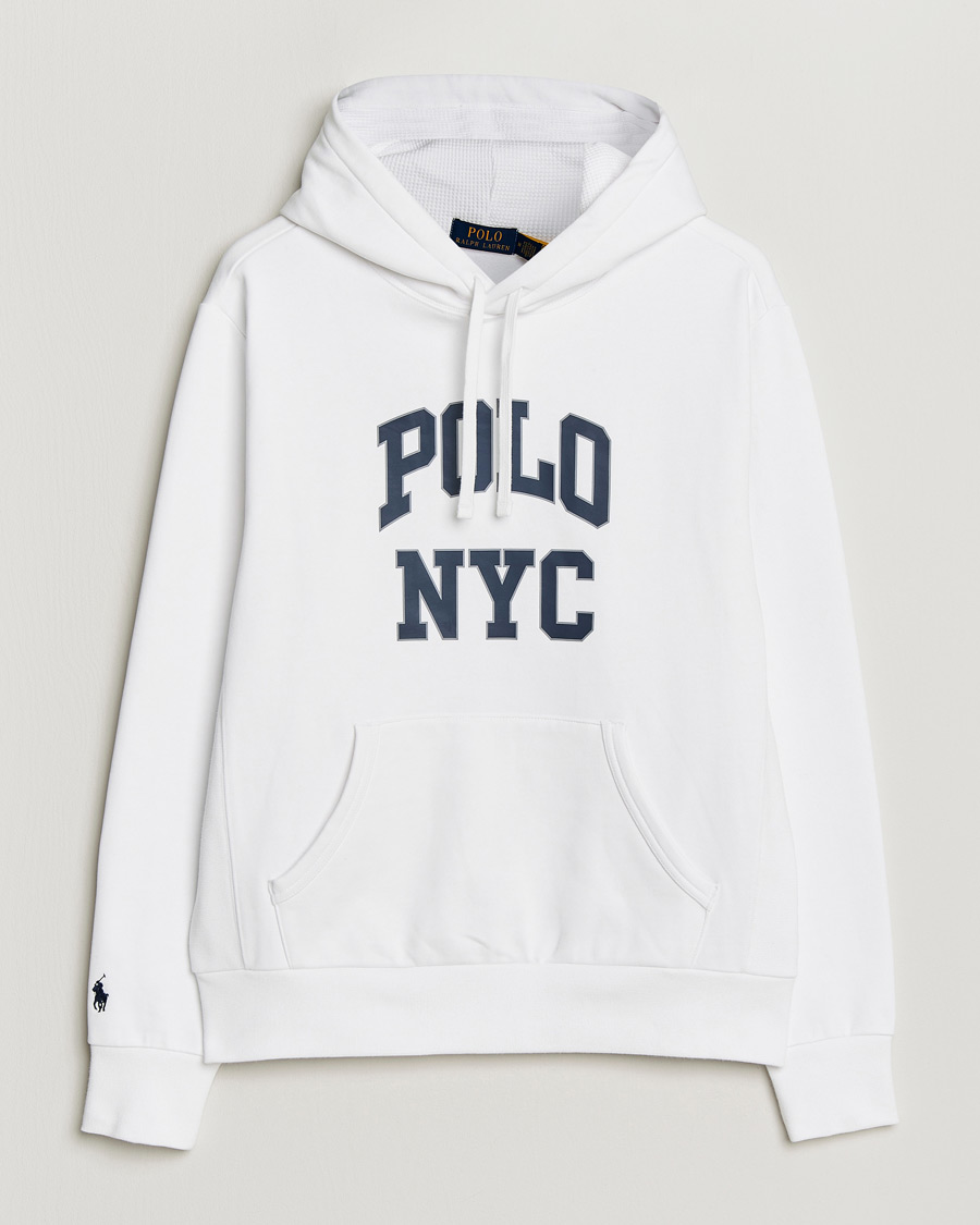Mies | Puserot | Polo Ralph Lauren | Athletic Fleece Hoodie White