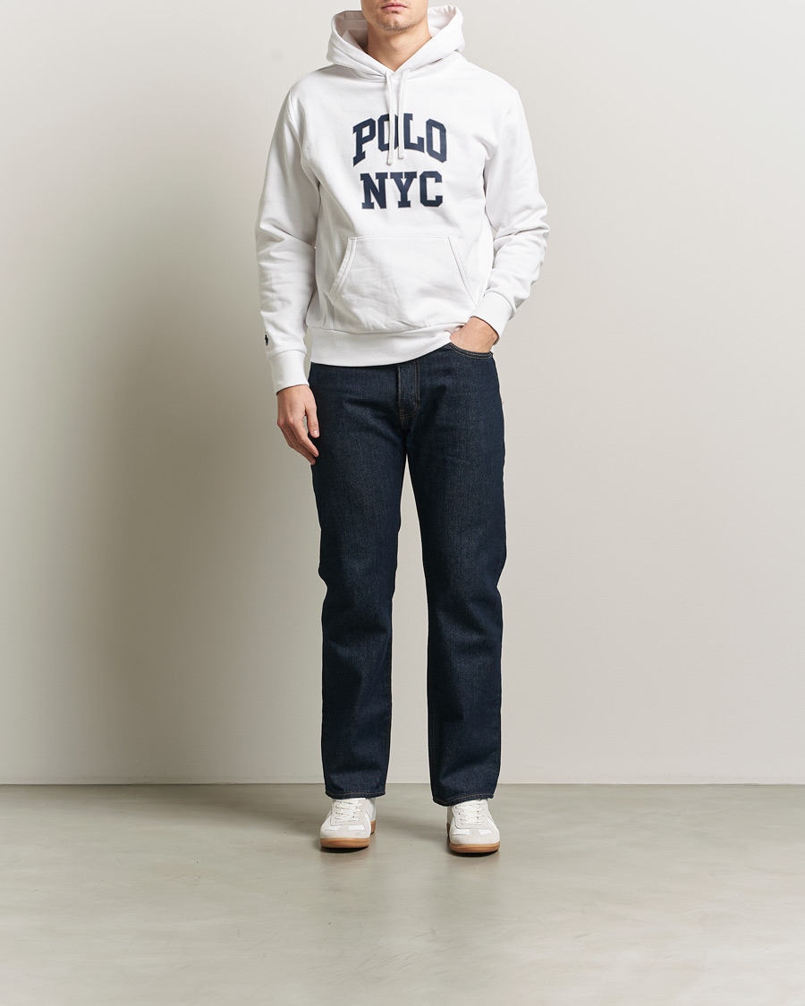 Mies | Puserot | Polo Ralph Lauren | Athletic Fleece Hoodie White
