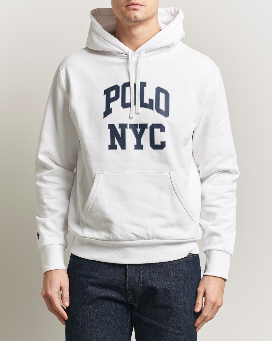 Mies | Puserot | Polo Ralph Lauren | Athletic Fleece Hoodie White