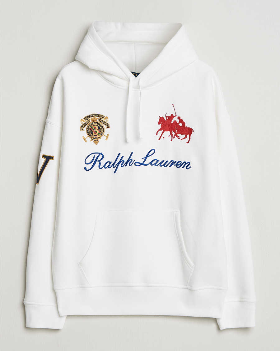 Mies | Puserot | Polo Ralph Lauren | Magic Fleece Logo Hoodie White