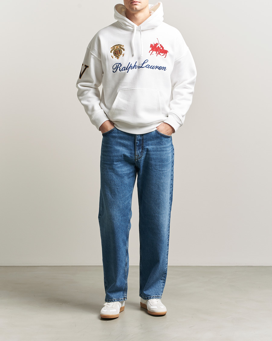 Mies | Puserot | Polo Ralph Lauren | Magic Fleece Logo Hoodie White